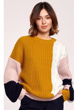 BK066/1 sweter, Kolor musztardowy, Rozmiar L/XL, BE ze sklepu Primodo w kategorii Swetry damskie - zdjęcie 140691612