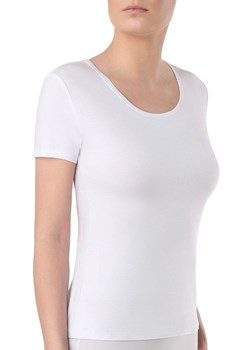 T-shirt damski bawełniany biały krótki rękaw LF 2022, Kolor biały, Rozmiar XL, Conte ze sklepu Primodo w kategorii Podkoszulki i halki - zdjęcie 140692164