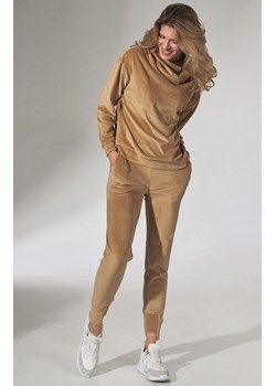 Bluza M745, Kolor beżowy, Rozmiar L, Figl ze sklepu Primodo w kategorii Bluzy damskie - zdjęcie 140694282