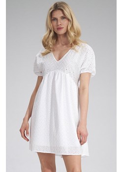 Sukienka M763, Kolor biały, Rozmiar L/XL, Figl ze sklepu Primodo w kategorii Sukienki - zdjęcie 140694450