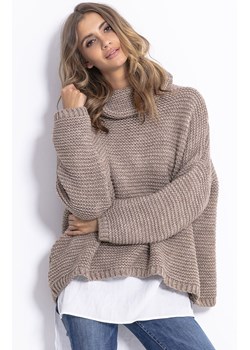 Sweter F811, Kolor mocca, Rozmiar S/M, Fobya ze sklepu Primodo w kategorii Swetry damskie - zdjęcie 140695931