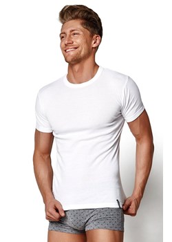 Podkoszulek męski biały t-shirt BT-100 1495-J1, Kolor biały, Rozmiar S, Henderson ze sklepu Primodo w kategorii T-shirty męskie - zdjęcie 140696344