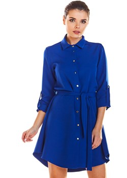 M200 Sukienka szmizjerka, Kolor niebieski, Rozmiar S, Infinite You ze sklepu Primodo w kategorii Sukienki - zdjęcie 140696493