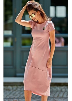 Sukienka długa dresowa w kolorze różowym M213, Kolor różowy, Rozmiar S/M, Infinite You ze sklepu Primodo w kategorii Sukienki - zdjęcie 140696634