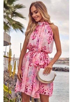 Liv sukienka 281, Kolor różowy-wzór, Rozmiar S/M, Ivon ze sklepu Primodo w kategorii Sukienki - zdjęcie 140697043