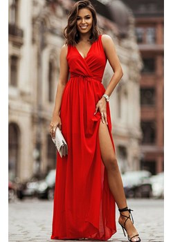 338 Dolores sukienka długa, Kolor czerwony, Rozmiar XS, Ivon ze sklepu Primodo w kategorii Sukienki - zdjęcie 140697363