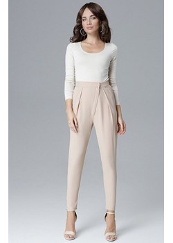 Spodnie L018, Kolor beżowy, Rozmiar L, Lenitif ze sklepu Primodo w kategorii Spodnie damskie - zdjęcie 140699303
