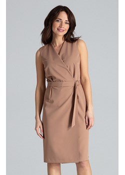 Sukienka L037, Kolor brązowy, Rozmiar L, Lenitif ze sklepu Primodo w kategorii Sukienki - zdjęcie 140699594