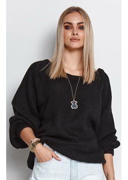 S114 sweter, Kolor czarny, Rozmiar uniwersalny, Makadamia ze sklepu Primodo w kategorii Swetry damskie - zdjęcie 140700842