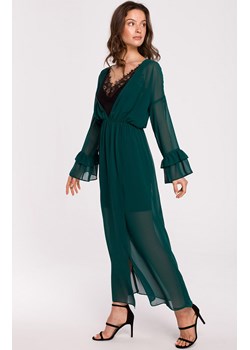 K136 Sukienka szyfonowa maxi, Kolor zielony, Rozmiar L, makover ze sklepu Primodo w kategorii Sukienki - zdjęcie 140701312