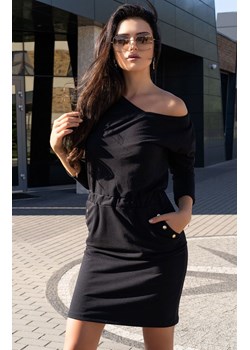 Ponitama Black D14 sukienka, Kolor czarny, Rozmiar S, Merribel ze sklepu Primodo w kategorii Sukienki - zdjęcie 140702061