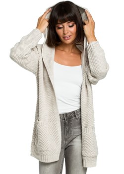 Moda Swetry Swetry z kapturem Opus Sweter z kapturem w kolorze bia\u0142ej we\u0142ny Wygl\u0105d w stylu miejskim 