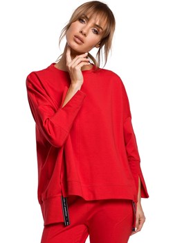 Bluza M491, Kolor czerwony, Rozmiar S/M, MOE ze sklepu Primodo w kategorii Bluzy damskie - zdjęcie 140703691