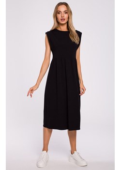 M581 sukienka midi, Kolor czarny, Rozmiar M, MOE ze sklepu Primodo w kategorii Sukienki - zdjęcie 140704463