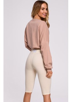 M593 krótkie legginsy kolarki, Kolor cream, Rozmiar L, MOE ze sklepu Primodo w kategorii Szorty - zdjęcie 140704644