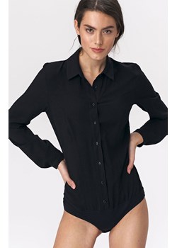B110 koszula body, Kolor czarny, Rozmiar 36, Nife ze sklepu Primodo w kategorii Koszule damskie - zdjęcie 140705660