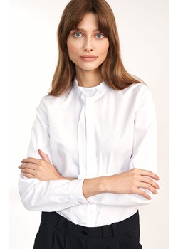 Koszula z wiązaniem pod szyją K62, Kolor biały, Rozmiar 40, Nife ze sklepu Primodo w kategorii Koszule damskie - zdjęcie 140705802