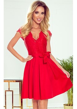 242-4 Anna sukienka, Kolor czerwony, Rozmiar L, Numoco ze sklepu Primodo w kategorii Sukienki - zdjęcie 140706870