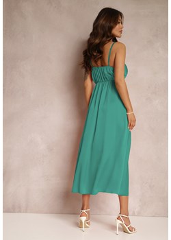 Zielona Sukienka Satynowa Theophephone ze sklepu Renee odzież w kategorii Sukienki - zdjęcie 140772162