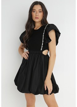 Czarna Sukienka Altheia ze sklepu Born2be Odzież w kategorii Sukienki - zdjęcie 140775760