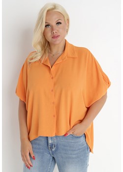 Pomarańczowa Koszula Kassousa ze sklepu Born2be Odzież w kategorii Koszule damskie - zdjęcie 140812262