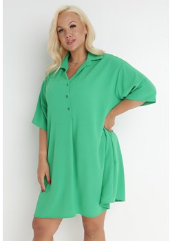Zielona Sukienka Kaseia ze sklepu Born2be Odzież w kategorii Sukienki - zdjęcie 140815490