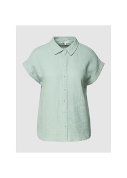 Bluzka koszulowa z fakturowanym wzorem ze sklepu Peek&Cloppenburg  w kategorii Koszule damskie - zdjęcie 140825543