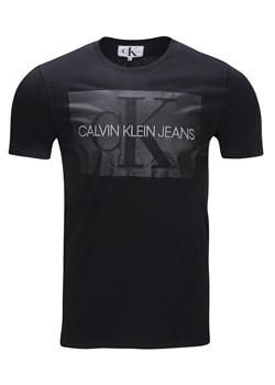 Calvin Klein Jeans T-Shirt  męski Slim Monogram Logo Black ze sklepu zantalo.pl w kategorii T-shirty męskie - zdjęcie 140828961