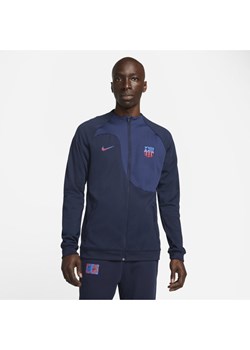 Męska kurtka piłkarska Nike FC Barcelona Academy Pro - Niebieski ze sklepu Nike poland w kategorii Kurtki męskie - zdjęcie 140829384