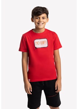 Koszulka chłopięca z geometrycznym nadrukiem T-NOWIFI JUNIOR ze sklepu Volcano.pl w kategorii T-shirty chłopięce - zdjęcie 140949143
