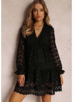 Czarna Sukienka Dephiolea ze sklepu Renee odzież w kategorii Sukienki - zdjęcie 140951134