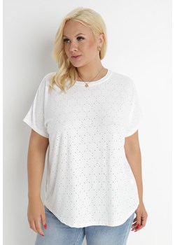 Biała Bluzka Corameia ze sklepu Born2be Odzież w kategorii Bluzki damskie - zdjęcie 140954383