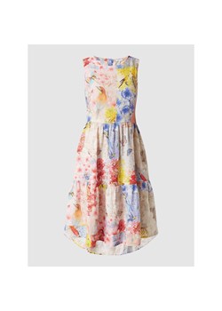 Sukienka z lnu z kwiatowym wzorem model ‘Benita’ ze sklepu Peek&Cloppenburg  w kategorii Sukienki - zdjęcie 141007083