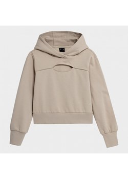 Damska bluza dresowa nierozpinana z kapturem 4F 4FSS22TSWSF069 ze sklepu Sportstylestory.com w kategorii Bluzy damskie - zdjęcie 141008893