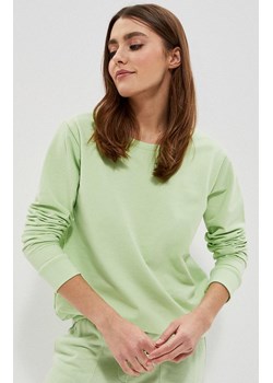 3701 Bluza z dekoltem na plecach, Kolor zielony, Rozmiar XS, Moodo ze sklepu Primodo w kategorii Bluzy damskie - zdjęcie 141017352