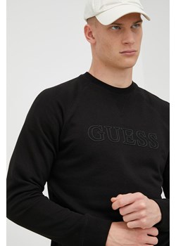 Guess bluza ALDWIN męska kolor czarny z aplikacją Z2YQ27 KAIJ1 ze sklepu ANSWEAR.com w kategorii Bluzy męskie - zdjęcie 141100513