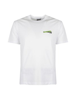 Les Hommes T-shirt &quot;Urban Zone&quot; | UHT204700P | Urban Zone | Biały, Zielony ze sklepu ubierzsie.com w kategorii T-shirty męskie - zdjęcie 141104270