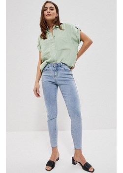 3700 Jeansy medium waist, Kolor niebieski jeans, Rozmiar XS, Moodo ze sklepu Primodo w kategorii Jeansy damskie - zdjęcie 141111724