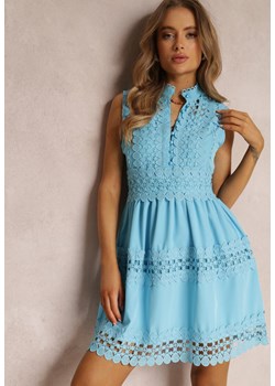 Niebieska Sukienka Athethra ze sklepu Renee odzież w kategorii Sukienki - zdjęcie 141119260