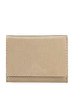 Damski portfel skórzany klasyczny średni beżowy ze sklepu WITTCHEN w kategorii Portfele damskie - zdjęcie 141126930