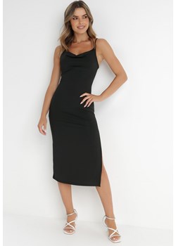 Czarna Sukienka Althilea ze sklepu Born2be Odzież w kategorii Sukienki - zdjęcie 141153814
