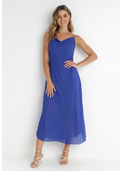 Niebieska Sukienka Philice ze sklepu Born2be Odzież w kategorii Sukienki - zdjęcie 141153880