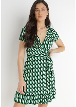 Zielona Sukienka Bonnot ze sklepu Born2be Odzież w kategorii Sukienki - zdjęcie 141153990