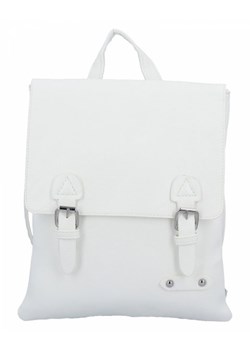 Stylowe Plecaki Damskie Vintage firmy Herisson Biały (kolory) ze sklepu torbs.pl w kategorii Plecaki - zdjęcie 141188923