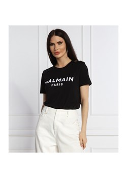 Balmain T-shirt | Regular Fit ze sklepu Gomez Fashion Store w kategorii Bluzki damskie - zdjęcie 141196873