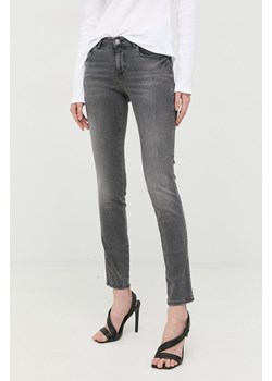Guess jeansy damskie medium waist ze sklepu ANSWEAR.com w kategorii Jeansy damskie - zdjęcie 141243313