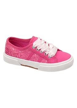 Sneakersy w kolorze różowym ze sklepu Limango Polska w kategorii Trampki dziecięce - zdjęcie 141249204
