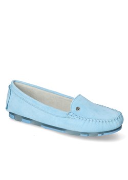 Mokasyny Filippo DP2037/22 BL Niebieskie Zamsz ze sklepu Arturo-obuwie w kategorii Mokasyny damskie - zdjęcie 141255124