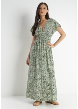 Zielona Sukienka Thelythia ze sklepu Born2be Odzież w kategorii Sukienki - zdjęcie 141286841