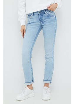 Pepe Jeans jeansy damskie medium waist ze sklepu ANSWEAR.com w kategorii Jeansy damskie - zdjęcie 141294833